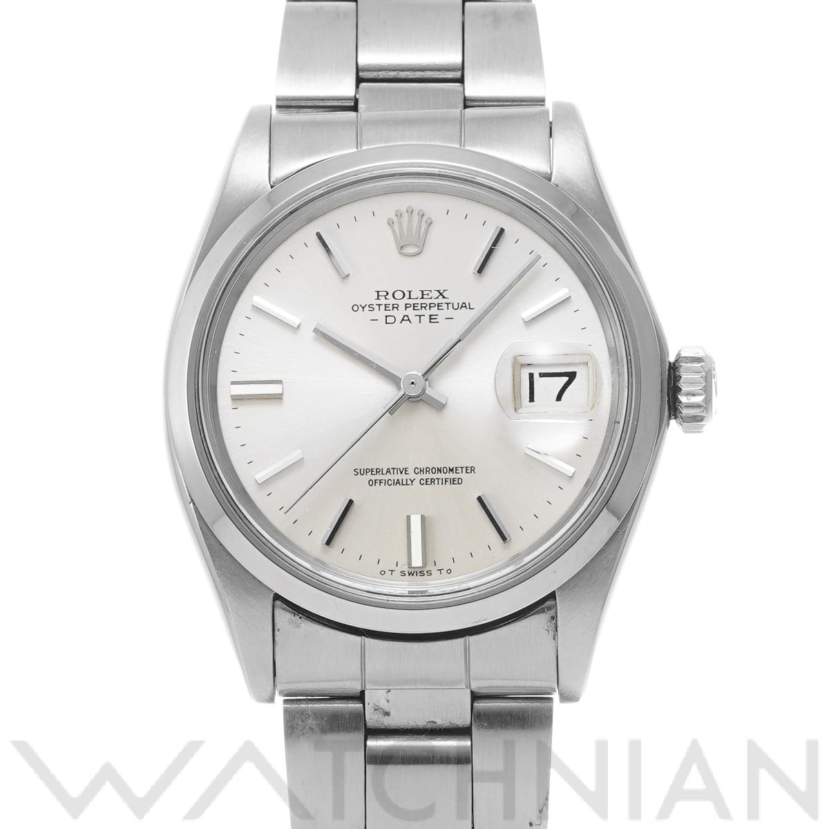 ロレックス / ROLEX オイスターパーペチュアル デイト 1500 シルバー メンズ 時計 【中古】【wristwatch】