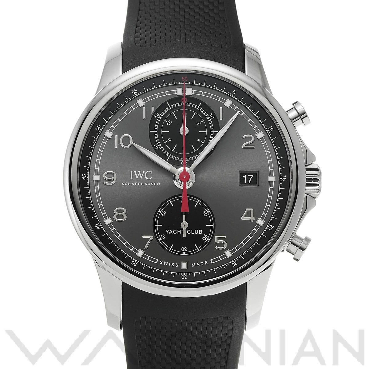 ポルトギーゼ ヨットクラブ クロノグラフ IW390503 スレートグレー/ブラック インターナショナルウォッチカンパニー IWC メンズ 【中古】