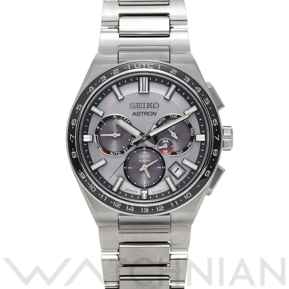 セイコー アストロン ネクスター SBXC107 グレー メンズ 時計 【中古】【wristwatch】