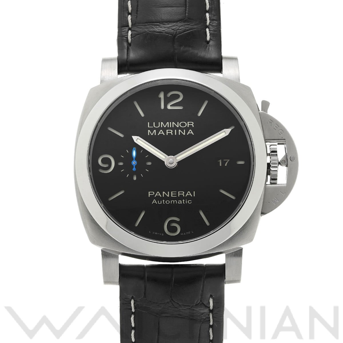 パネライ / PANERAI ルミノールマリーナ 1950 3デイズ アッチャイオ PAM01312 ブラック メンズ 時計 【中古】【wristwatch】