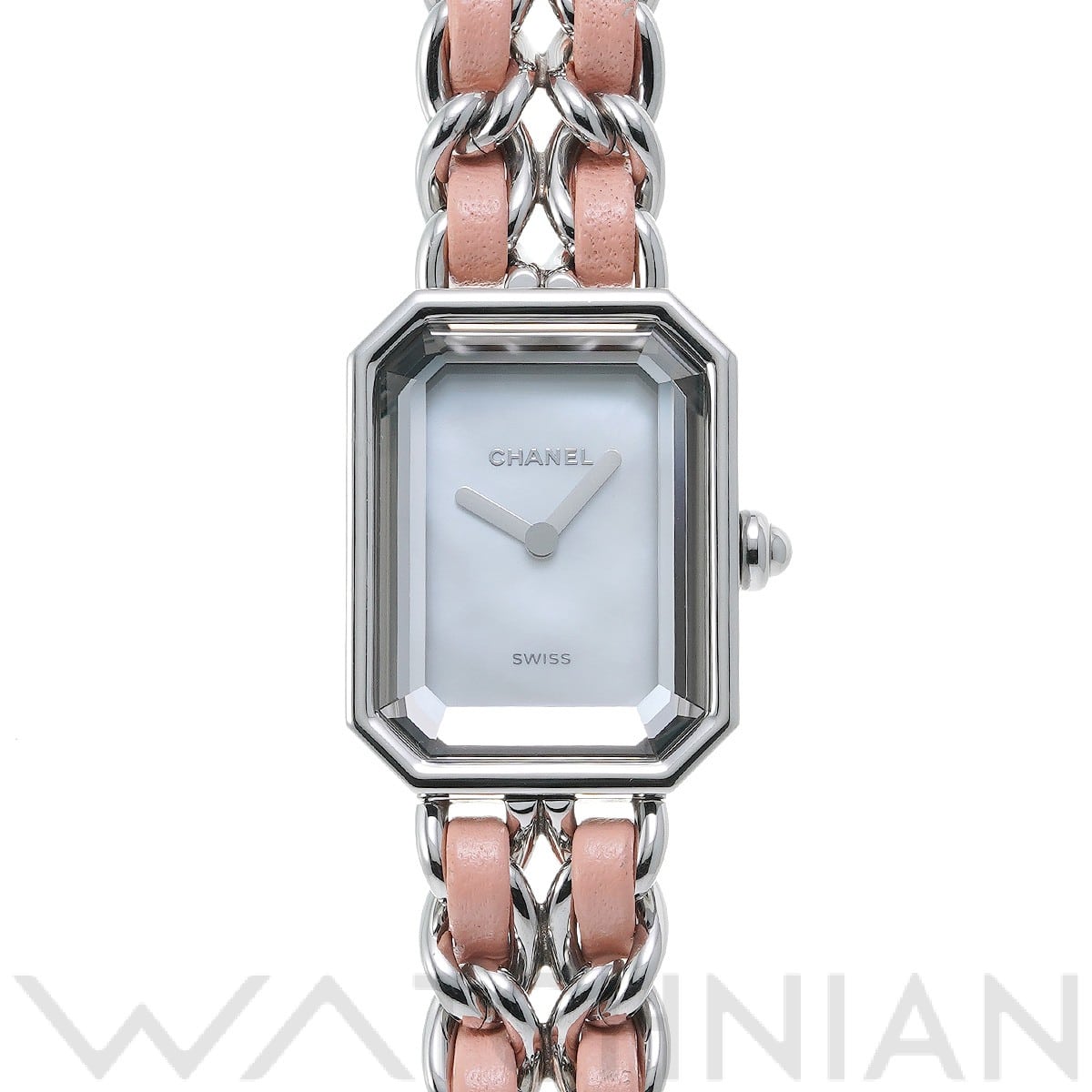 シャネル / CHANEL プルミエール アイコニック チェーン H6359 ホワイトシェル レディース 時計 【中古】【wristwatch】