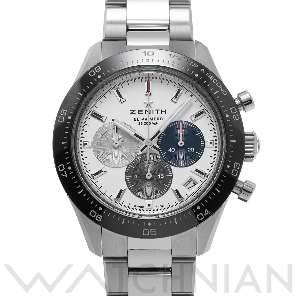 ゼニス / ZENITH クロノマスター スポーツ エル・プリメロ 03.3100.3600/69.M3100 ホワイトマット メンズ 時計 【中古】【wristwatch】