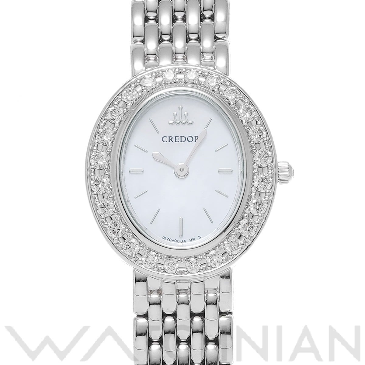 セイコー / SEIKO クレドール ジュリ クォーツ GTTE619 ホワイトシェル レディース 時計 【中古】【wristwatch】