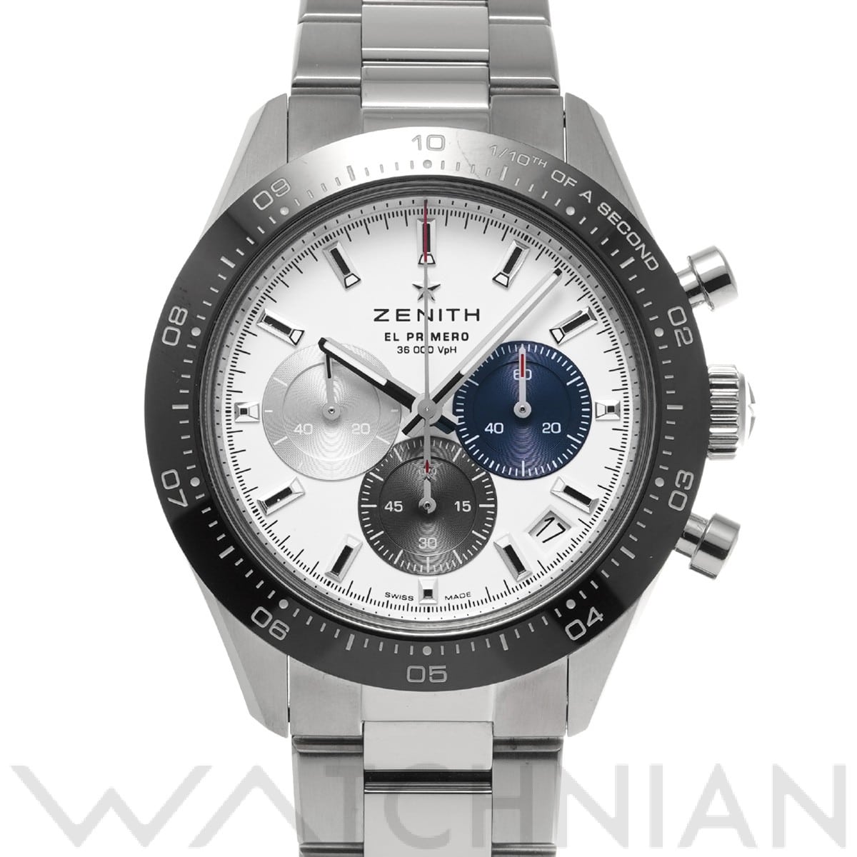 ゼニス / ZENITH クロノマスター スポーツ エル・プリメロ 03.3100.3600/69.M3100 ホワイトマット メンズ 時計 【中古】【wristwatch】