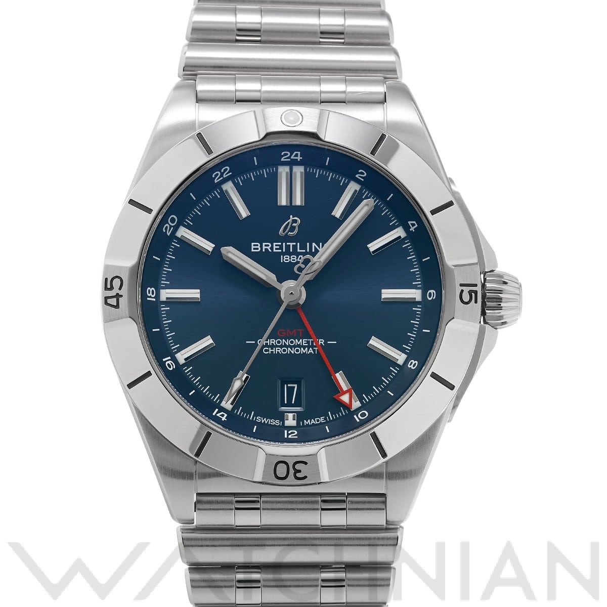 ブライトリング / BREITLING クロノマット オートマチック GMT 40 A32398101C1A1 ブルー メンズ 時計 【中古】【wristwatch】