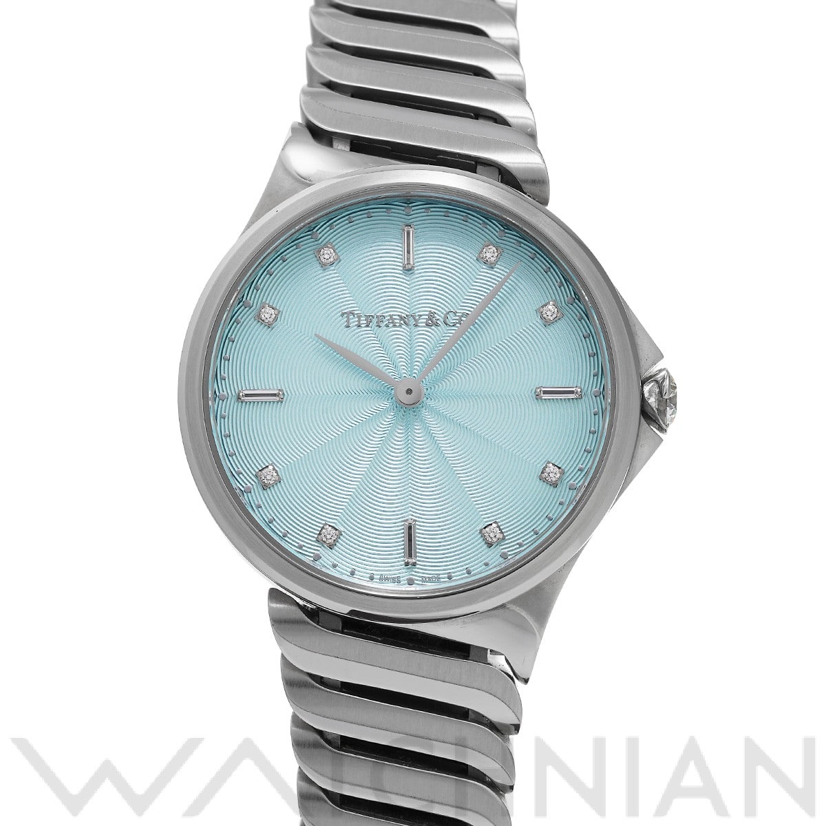 ティファニー / TIFFANY & Co. メトロ 60874816 ティファニーブルー/ダイヤモンド レディース 時計  【中古】【wristwatch】