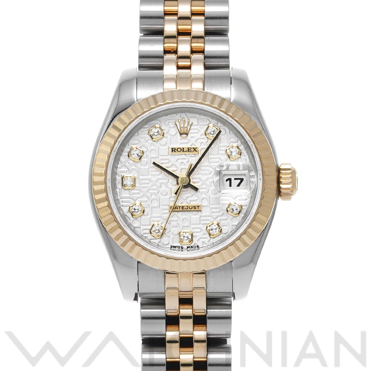 ロレックス レディ デイトジャスト 26 179173G シルバーコンピュータ/ダイヤモンド レディース 時計 【中古】【wristwatch】