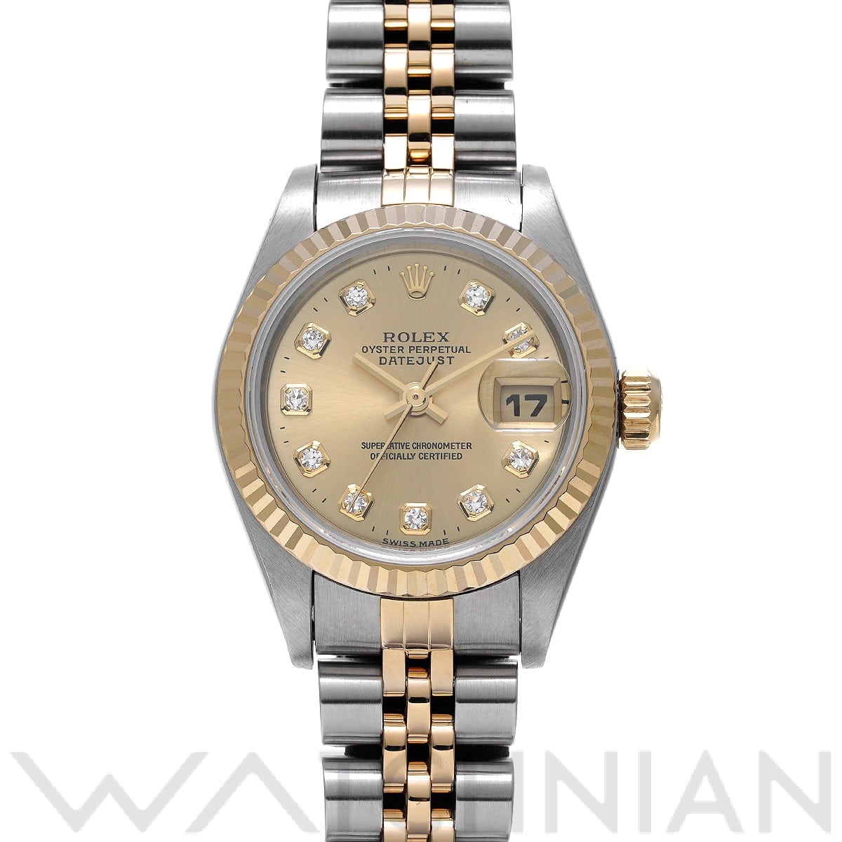 ロレックス / ROLEX デイトジャスト 69173G シャンパン/ダイヤモンド レディース 時計 【中古】【wristwatch】