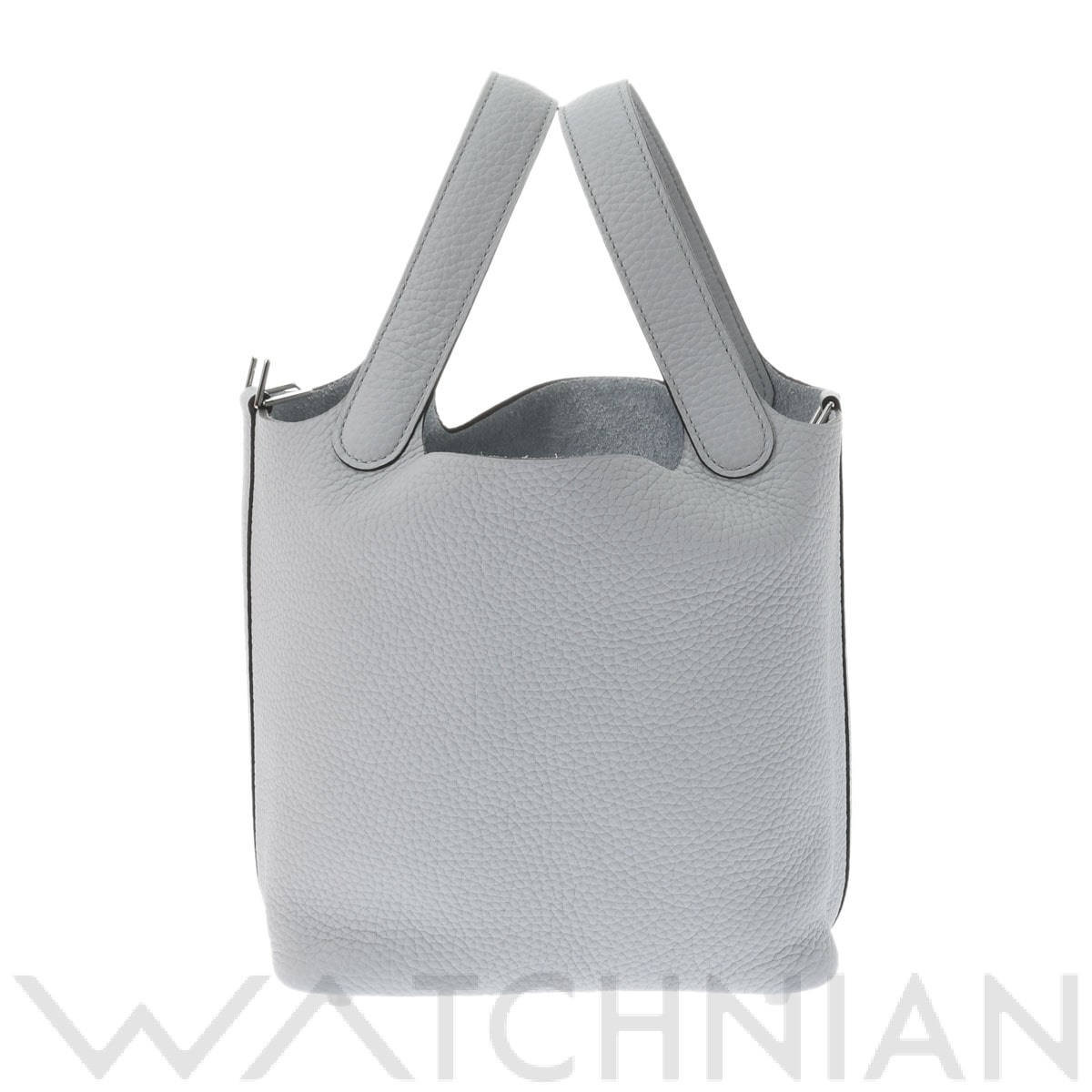 ピコタンロックPM ブルーペール/パラジウム金具 トリヨンクレマンス HERMES エルメス レディース 【新品】