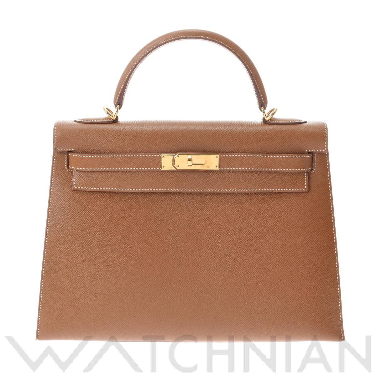 ケリー 32 外縫い 2WAY ゴールド/ゴールド金具 クシュベル HERMES エルメス レディース 【中古】