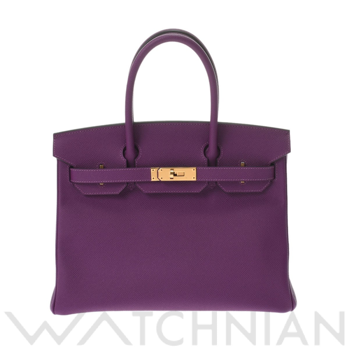 エルメス バーキン 30 アネモネ/ゴールド金具 ヴォーエプソン レディース バッグ 【未使用】【bag】