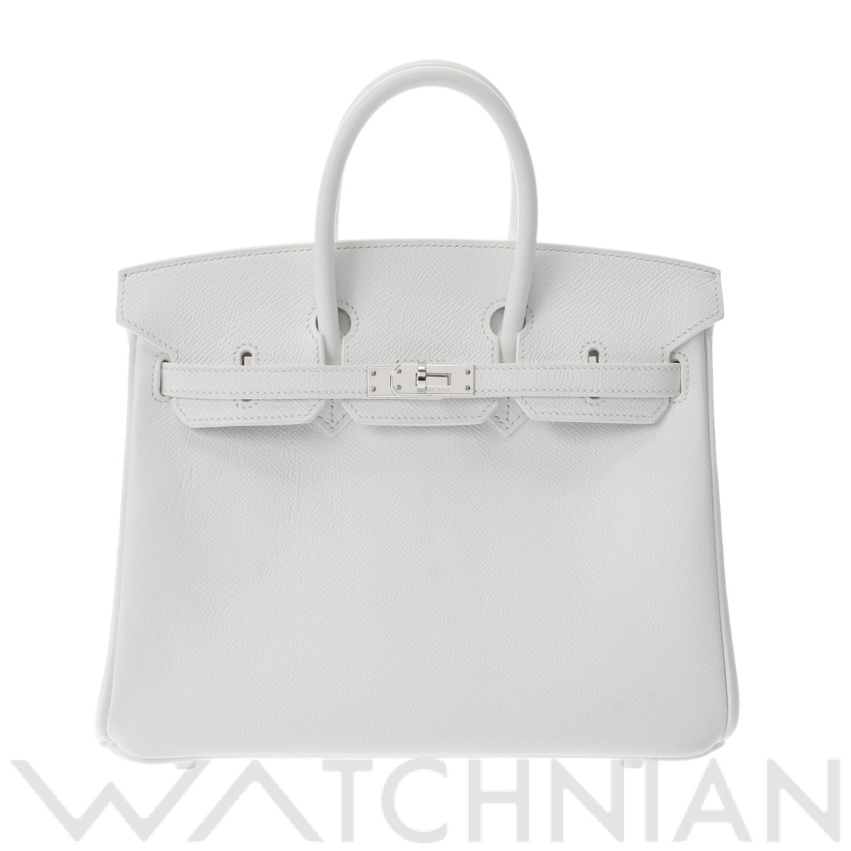 バーキン25 ブロン/パラジウム金具 ヴォーエプソン HERMES エルメス レディース 【中古】