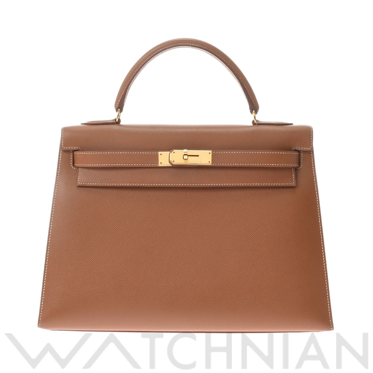 エルメス / HERMES ケリー32 外縫い ゴールド/ゴールド金具 クシュベル レディース バッグ 【中古】【bag】