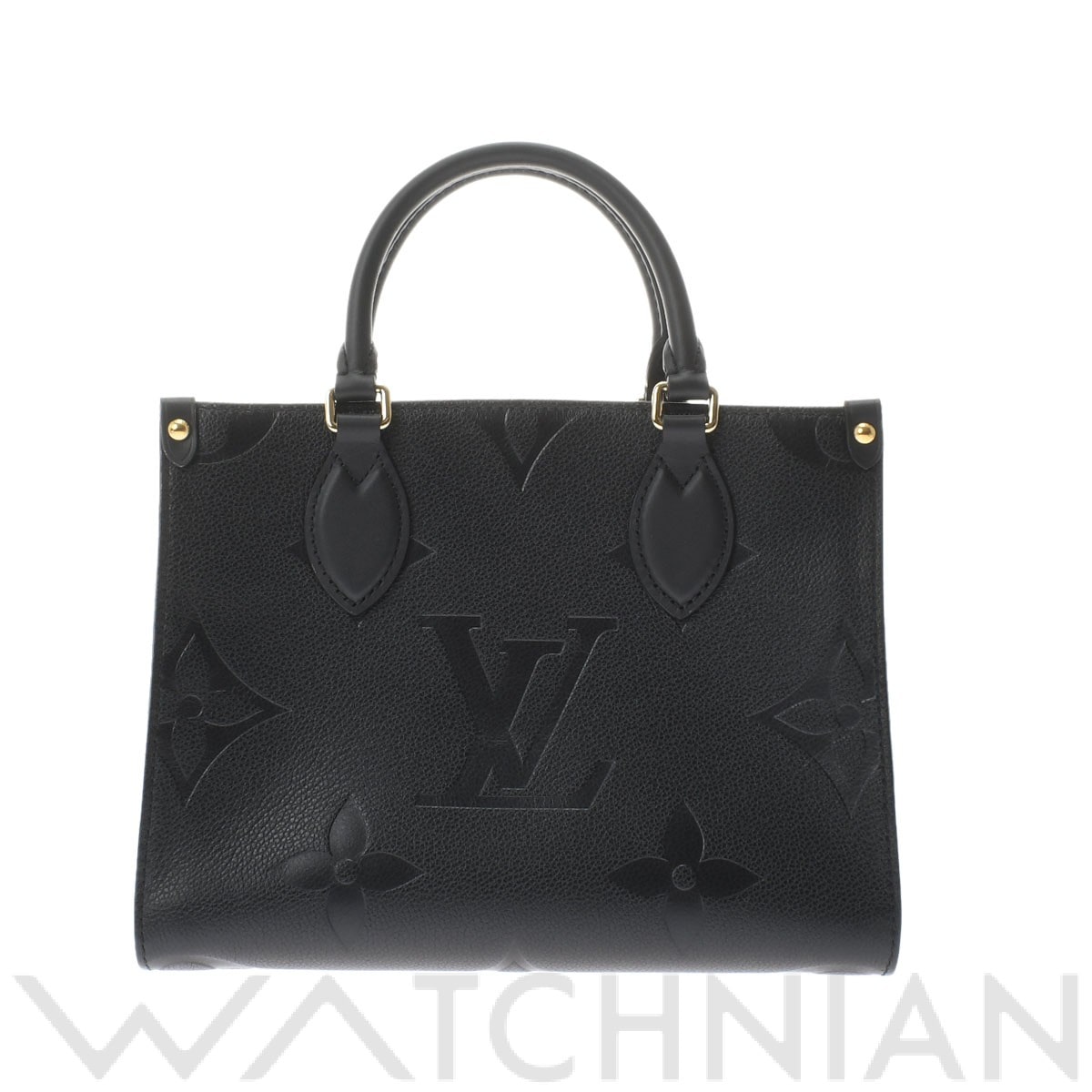 ルイ ヴィトン モノグラムジャイアントアンプラント オンザゴーPM ノワール M45653 モノグラムアンプラント レディース バッグ 【中古】【bag】