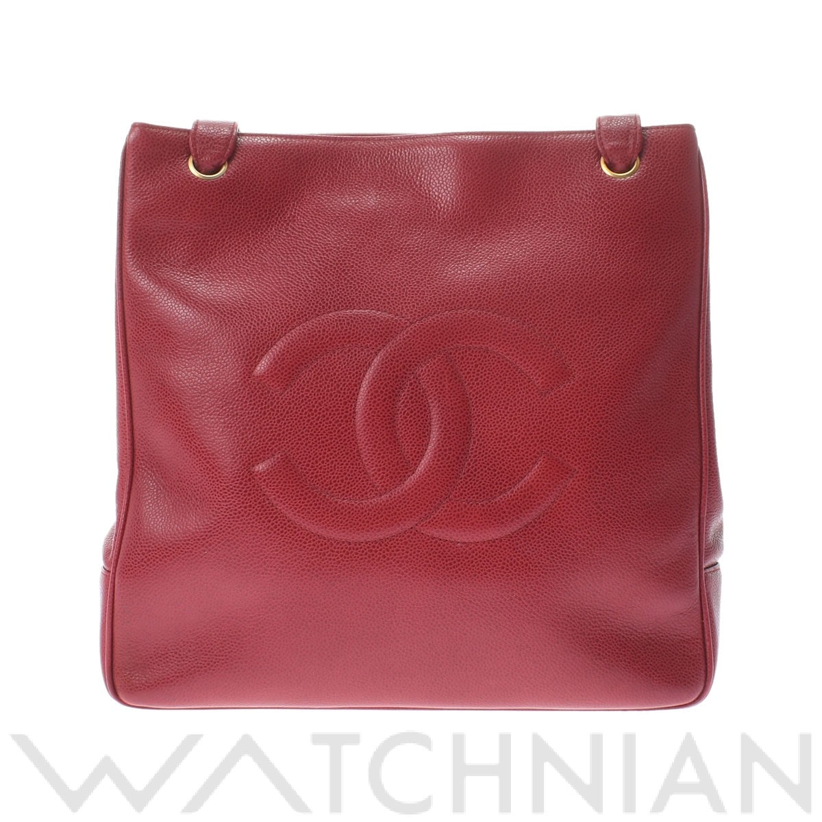 シャネル / CHANEL マトラッセ レッド/ゴールド金具 キャビアスキン レディース バッグ 【中古】【bag】