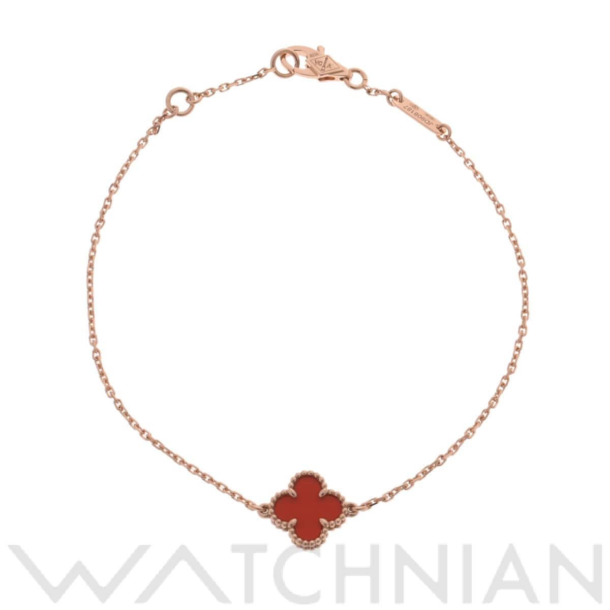 ヴァン クリーフ&アーペル スウィートアルハンブラ ブレスレット ゴールド K18ピンクゴールド PG レディース ジュエリー 【中古】【jewelry】