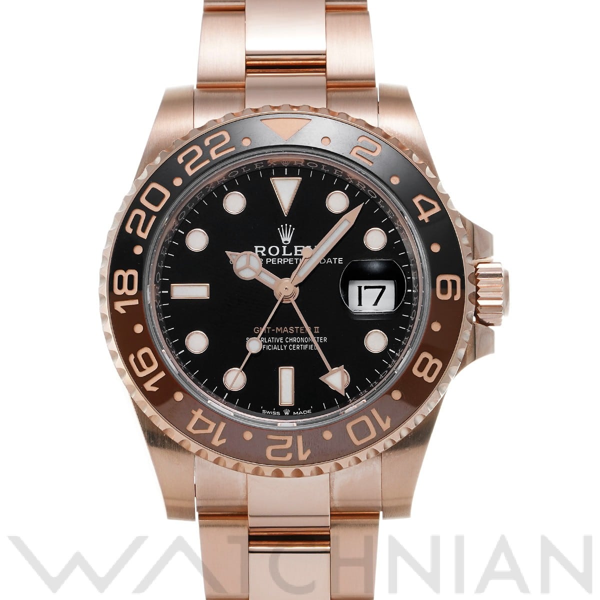 GMTマスターII 126715CHNR ランダムシリアル ブラック ロレックス ROLEX メンズ 【中古】