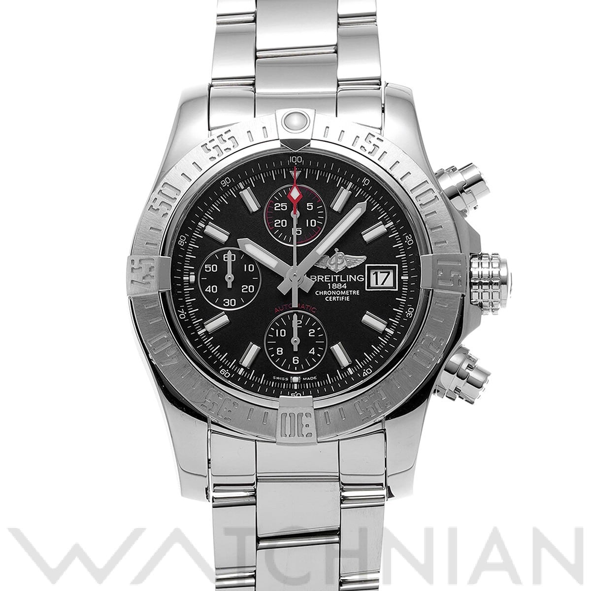 ブライトリング / BREITLING アベンジャー II A1338111/BC32 ブラック メンズ 時計 【中古】【wristwatch】