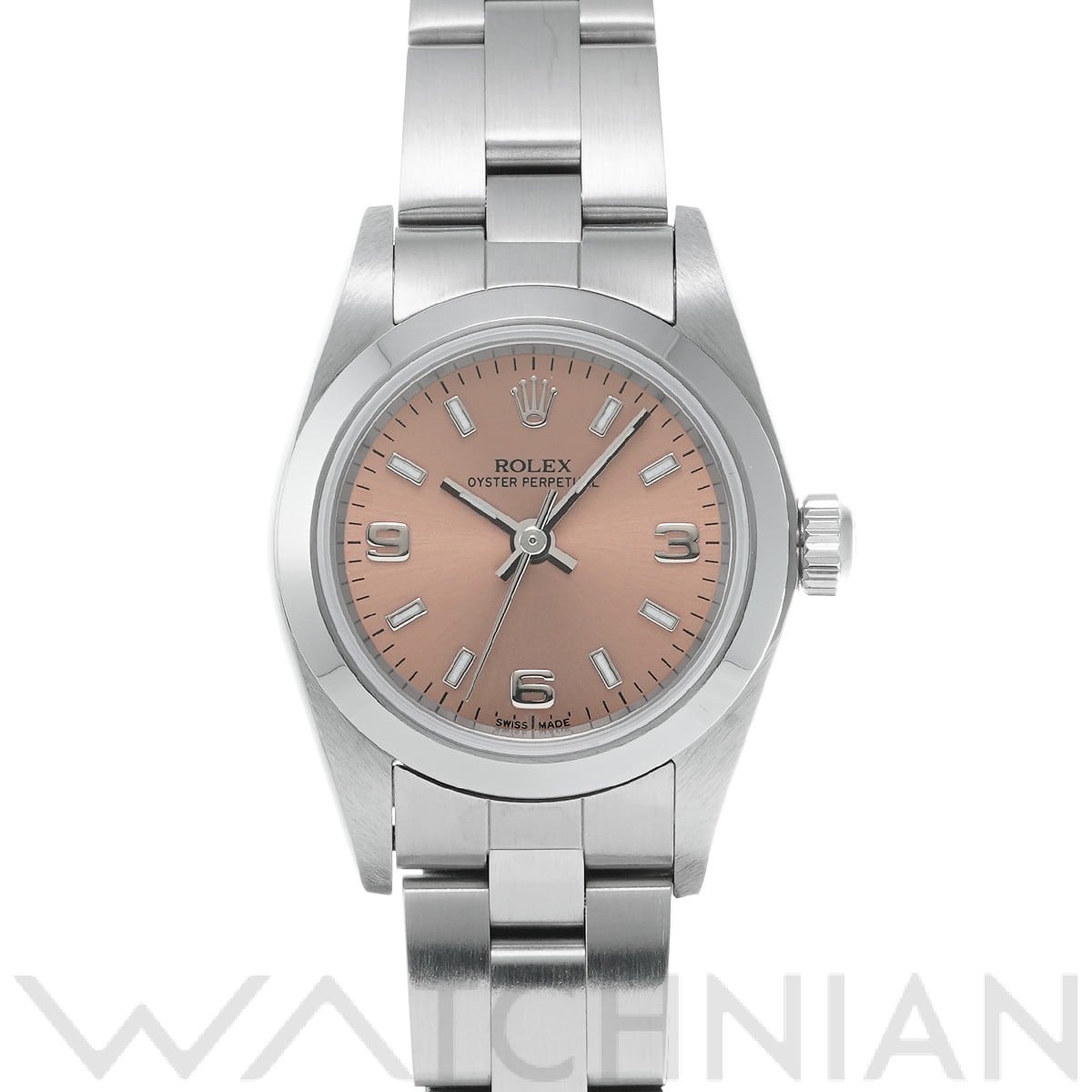 ロレックス / ROLEX オイスターパーペチュアル 76080 ピンク レディース 時計 【中古】【wristwatch】