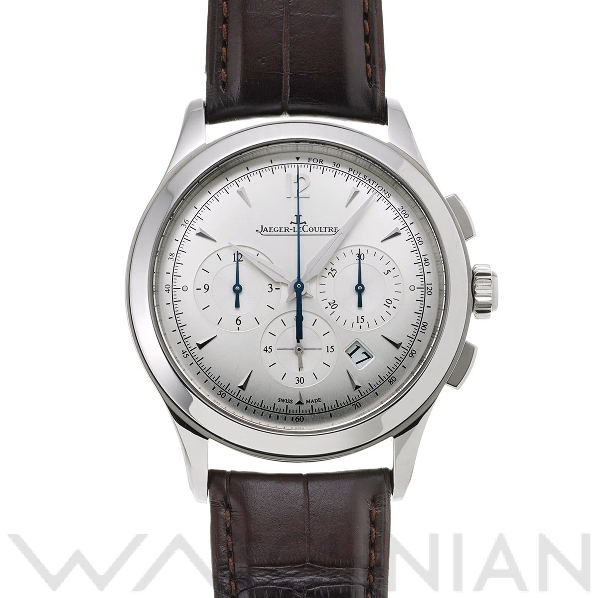 ジャガー ルクルト マスター クロノグラフ Q1538420 シルバー メンズ 時計 【中古】【wristwatch】