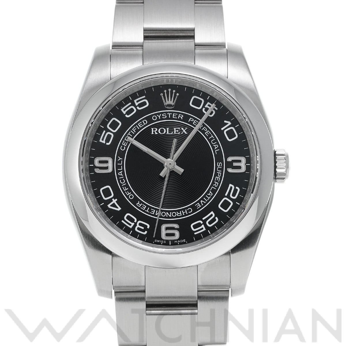 ロレックス オイスターパーペチュアル 36 116000 ブラックコンセントリック メンズ 時計 【中古】【wristwatch】