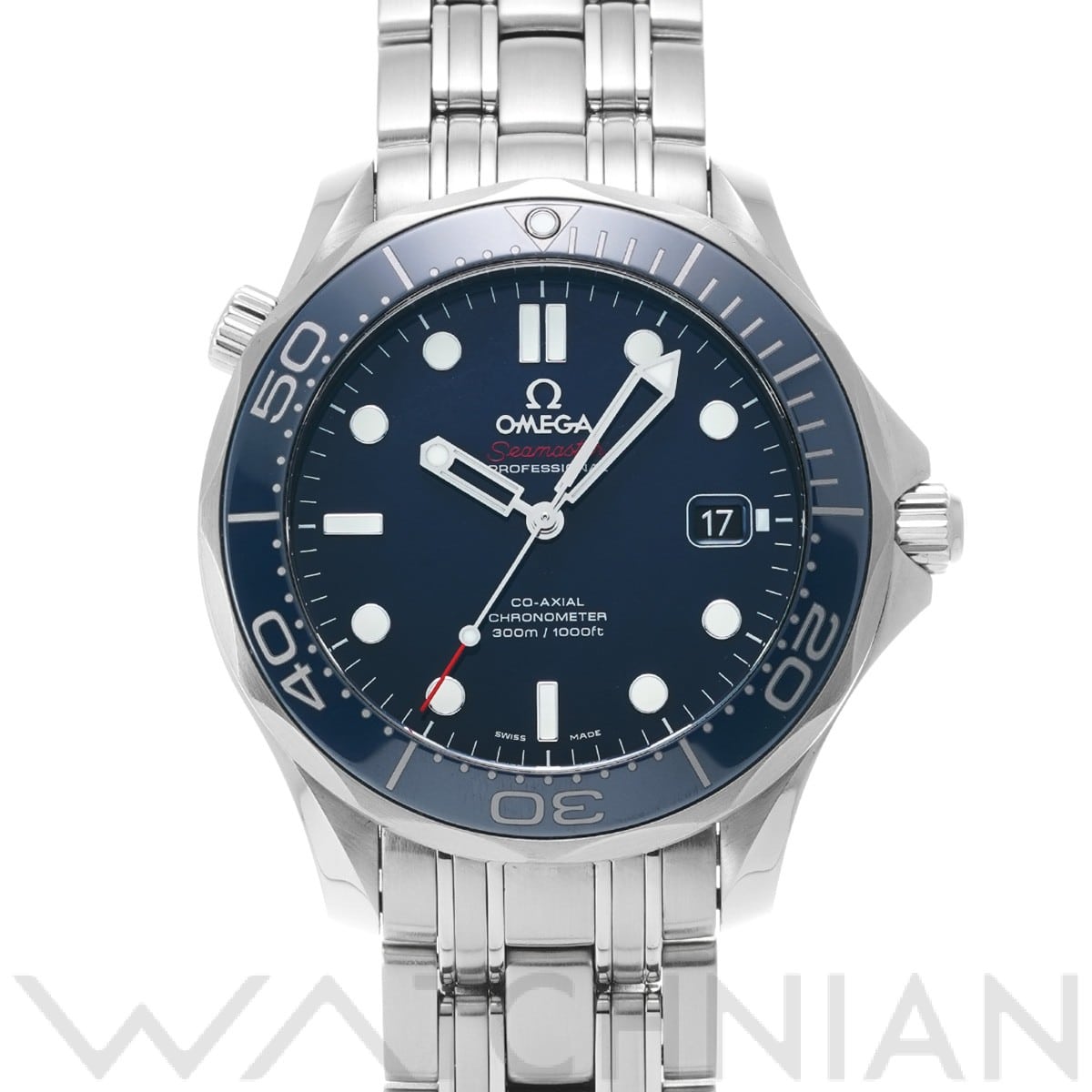 オメガ / OMEGA シーマスター ダイバー300 コーアクシャル 212.30.41.20.03.001 ブルー メンズ 時計 【中古】【wristwatch】