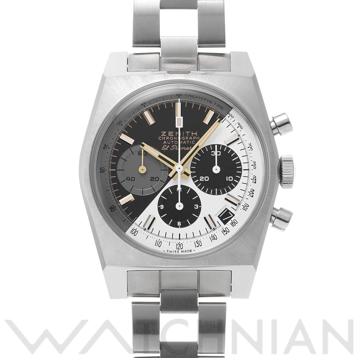 ゼニス / ZENITH クロノマスター A384 リバイバル ルパン三世 ファイナルエディション 95.L384.400/50.M384 ブラック/ギルト/クリームホワイト メンズ 時計 【中古】【wristwatch】