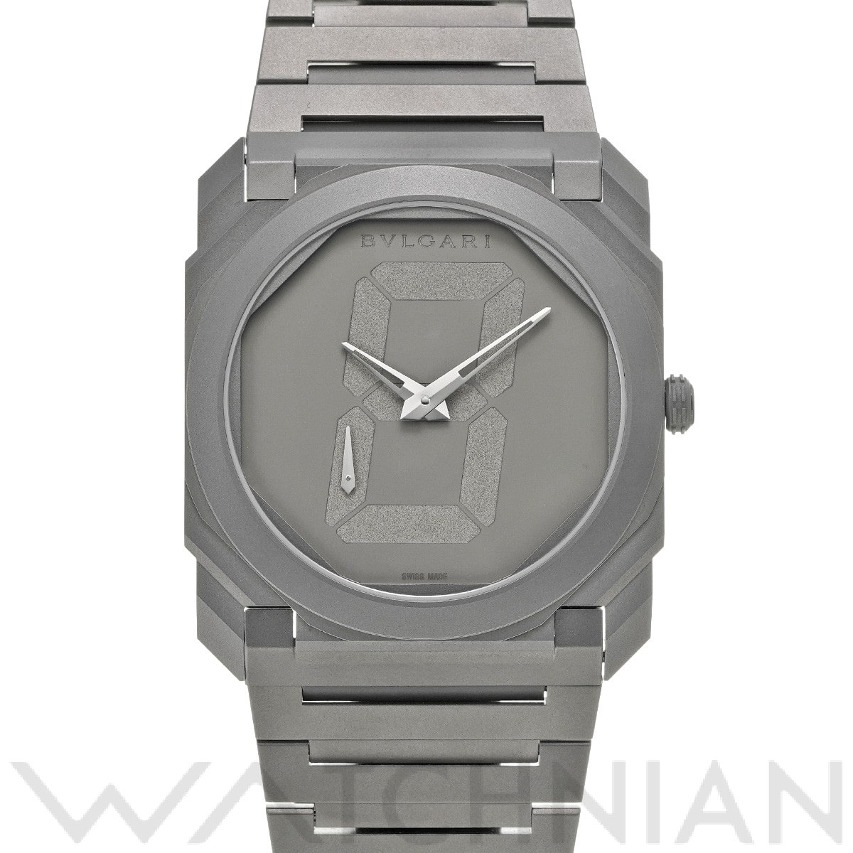 ブルガリ / BVLGARI オクト フィニッシモ 宮島達男 BGO40TXT グレー メンズ 時計 【中古】【wristwatch】