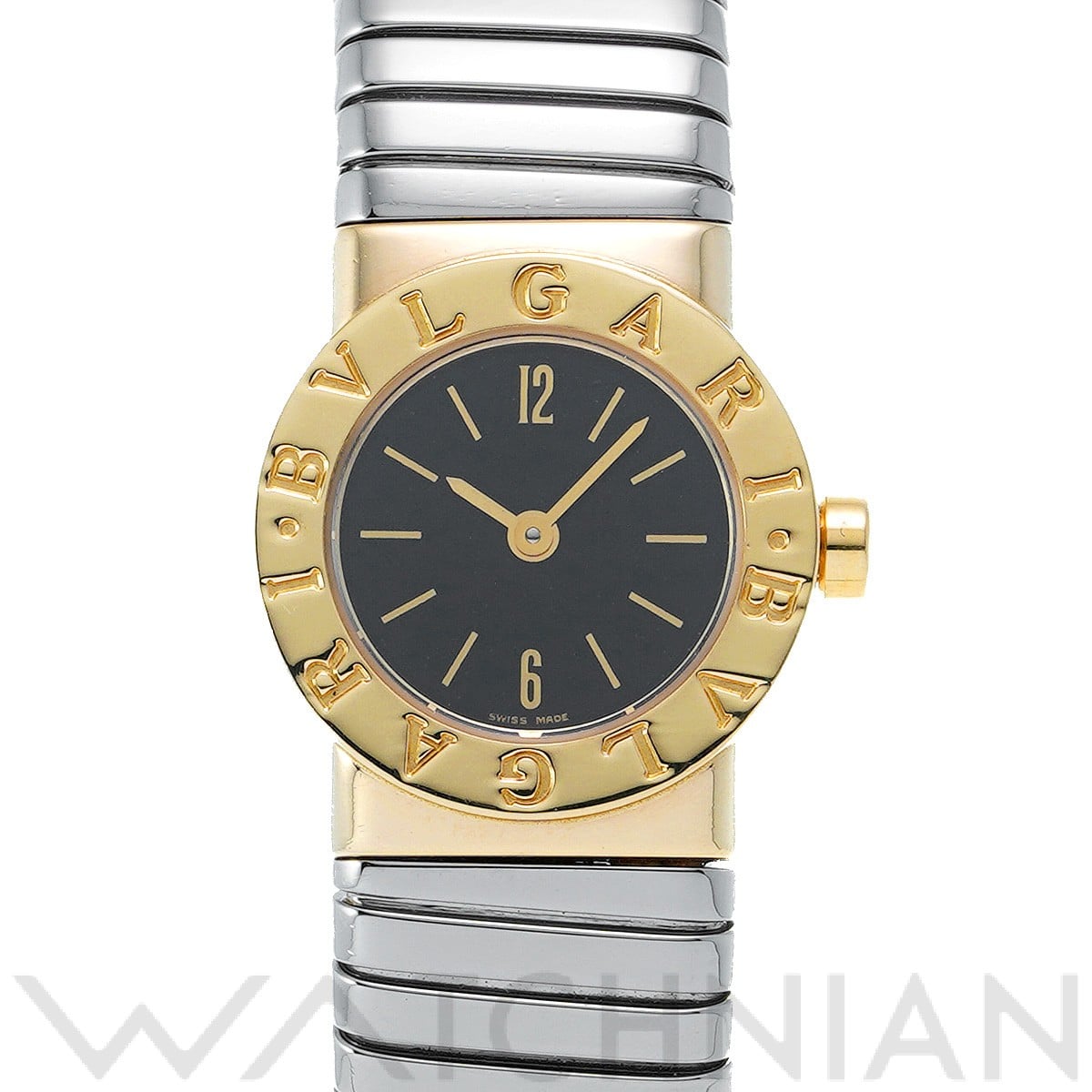 ブルガリ ブルガリブルガリ トゥボガス BB192T ブラック レディース 時計 【中古】【wristwatch】
