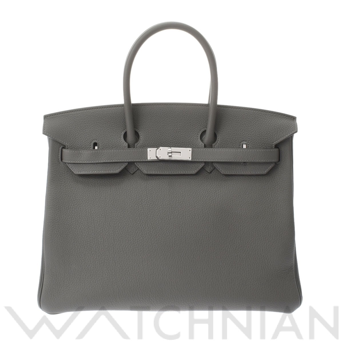 エルメス / HERMES バーキン35 グリメイヤー/パラジウム金具 トゴ ユニセックス バッグ 【未使用】【bag】