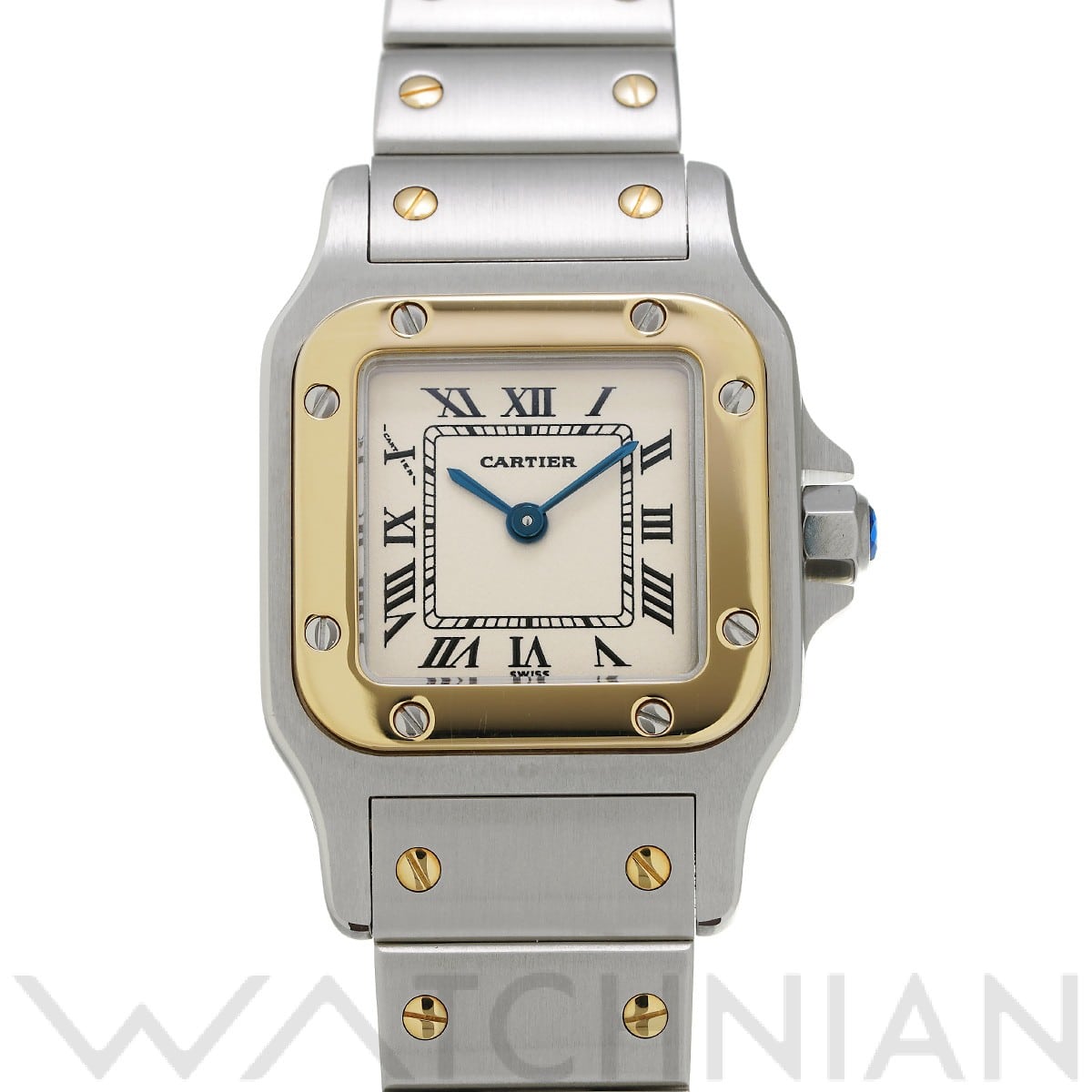 カルティエ サントス ガルベ SM W20012C4 シルバー レディース 時計 【中古】【wristwatch】