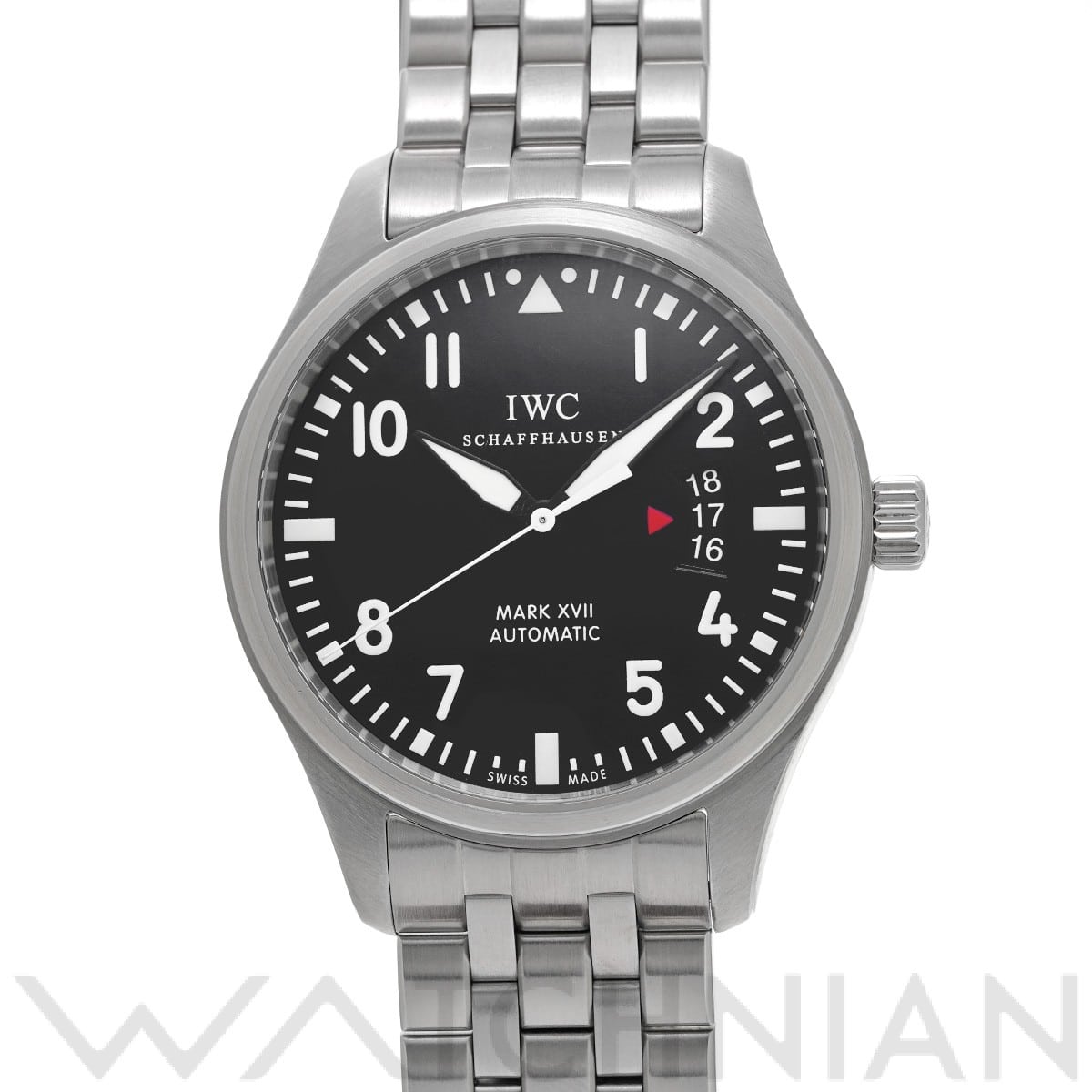 IWC パイロットウォッチ マーク XVII IW326504 ブラック メンズ 時計 【中古】【wristwatch】
