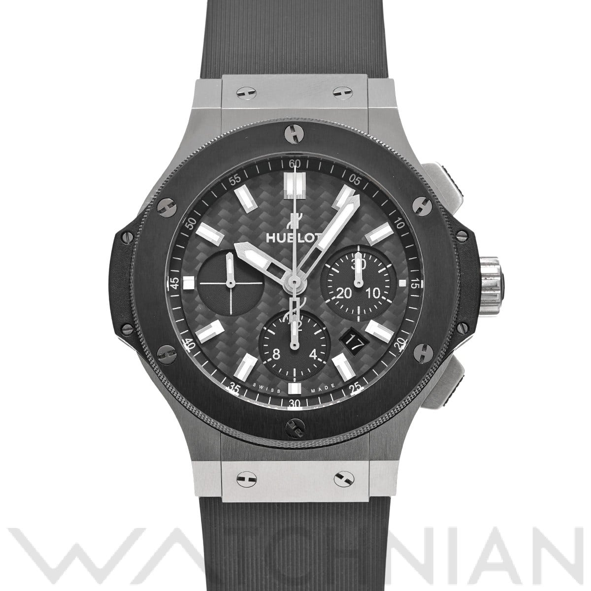 ウブロ / HUBLOT ビッグバン スチール セラミック 301.SM.1770.RX ブラックカーボン メンズ 時計 【中古】【wristwatch】