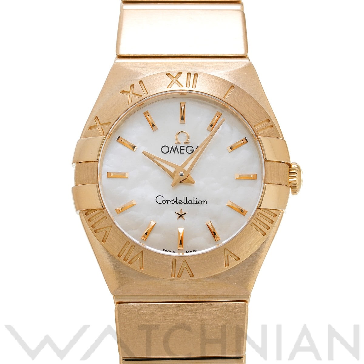 オメガ コンステレーション クォーツ 123.50.24.60.05.001 ホワイトシェル レディース 時計 【中古】【wristwatch】