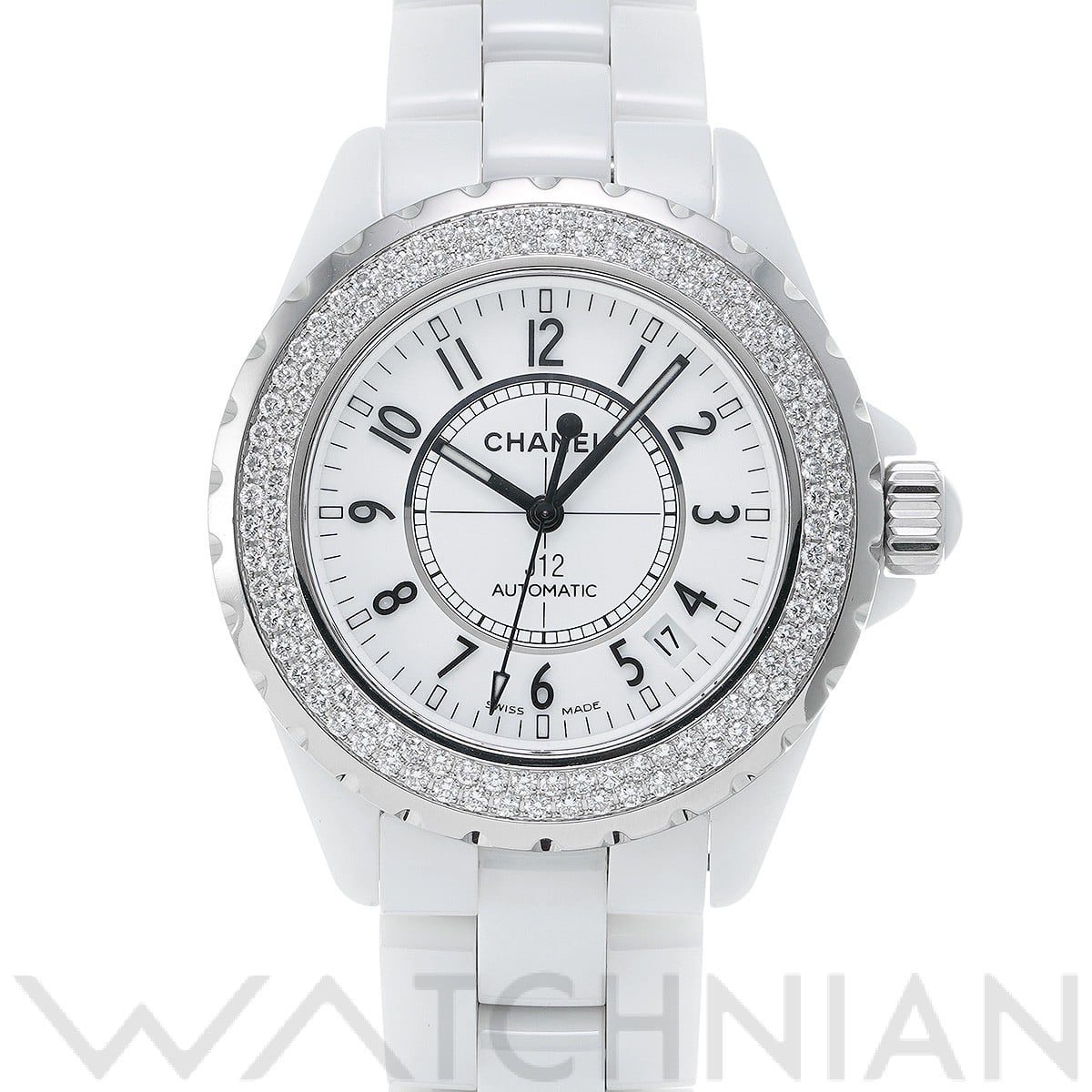 シャネル / CHANEL J12 38MM H0969 ホワイト メンズ 時計 【中古】【wristwatch】