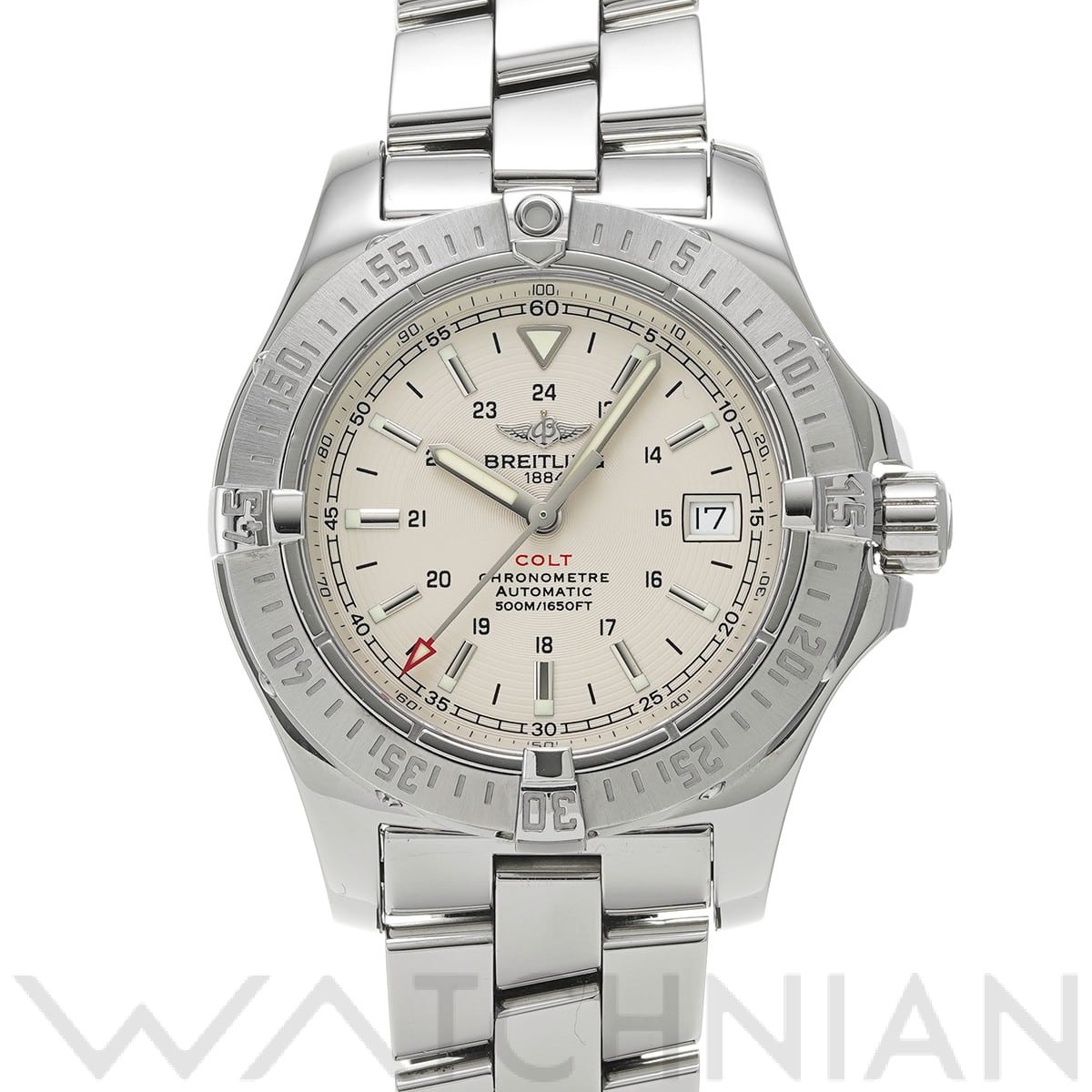 ブライトリング / BREITLING コルト オートマチック A17380 シルバー メンズ 時計 【中古】【wristwatch】