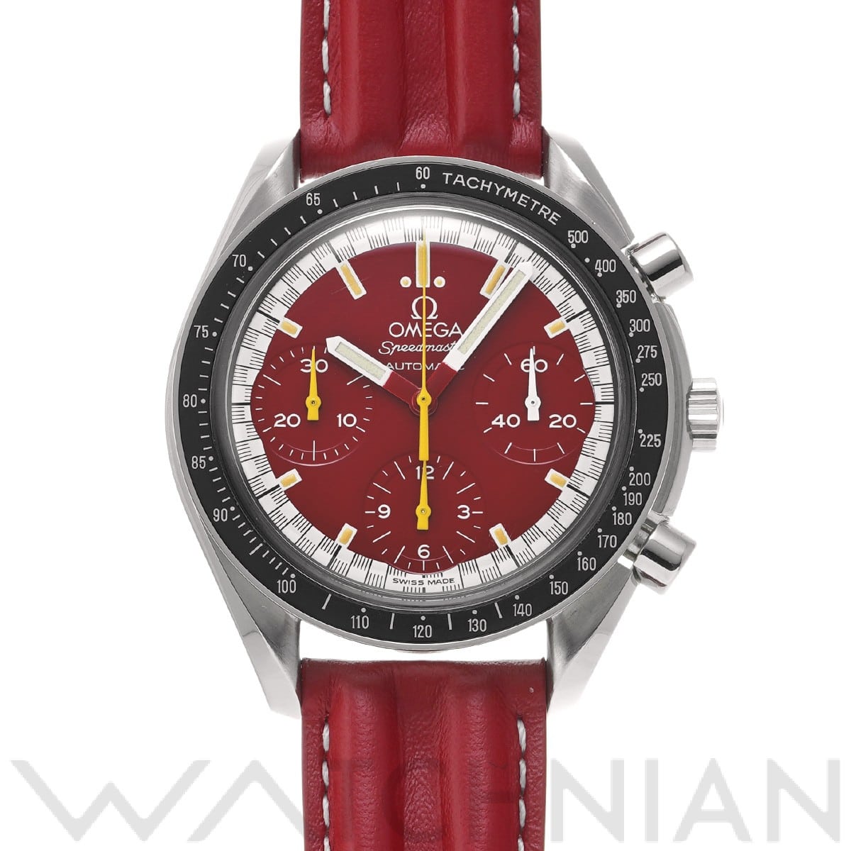 スピードマスター レーシング ミハエル・シューマッハ 3810.61.41 レッド オメガ OMEGA メンズ 【中古】