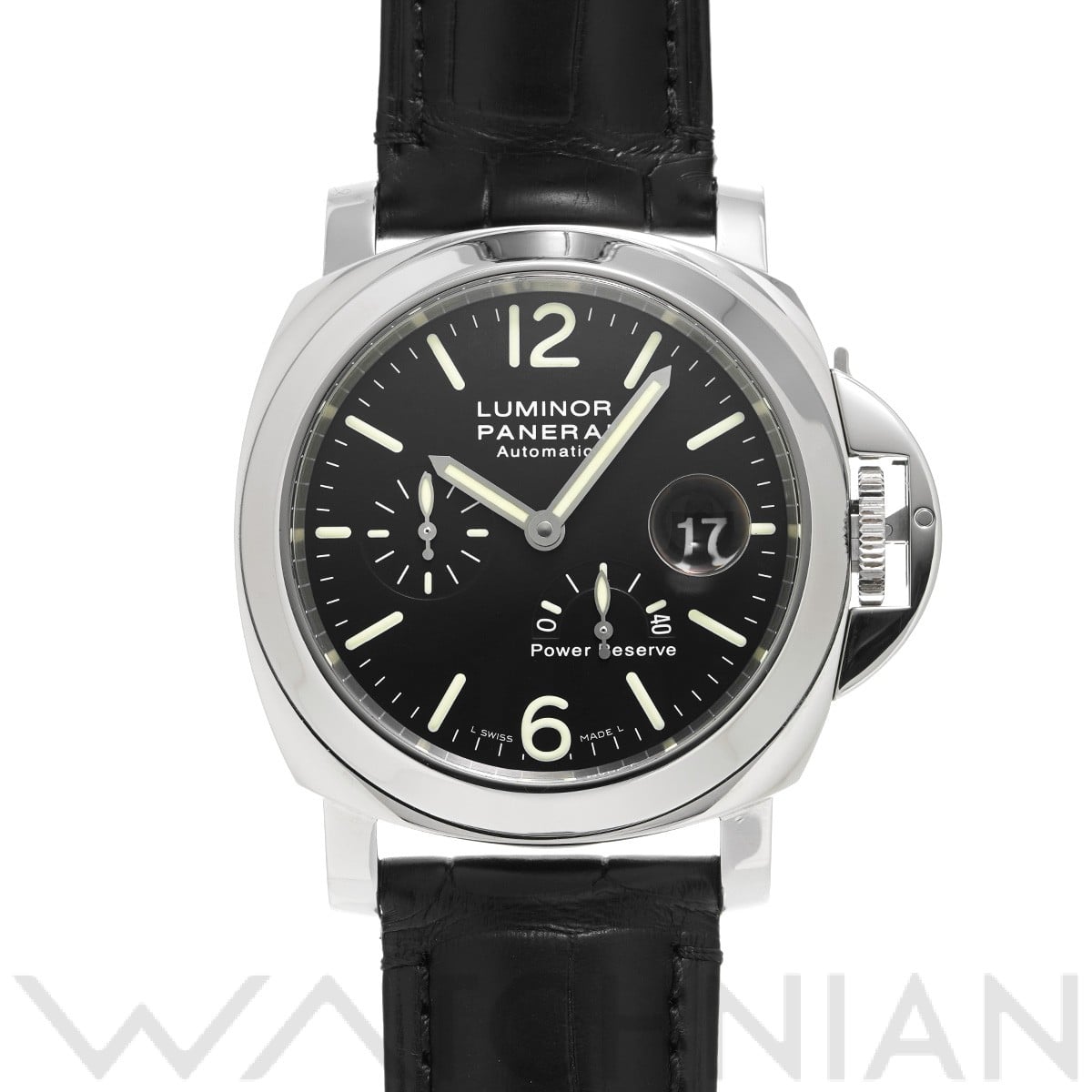 パネライ / PANERAI ルミノール パワーリザーブ PAM00090 ブラック メンズ 時計 【中古】【wristwatch】