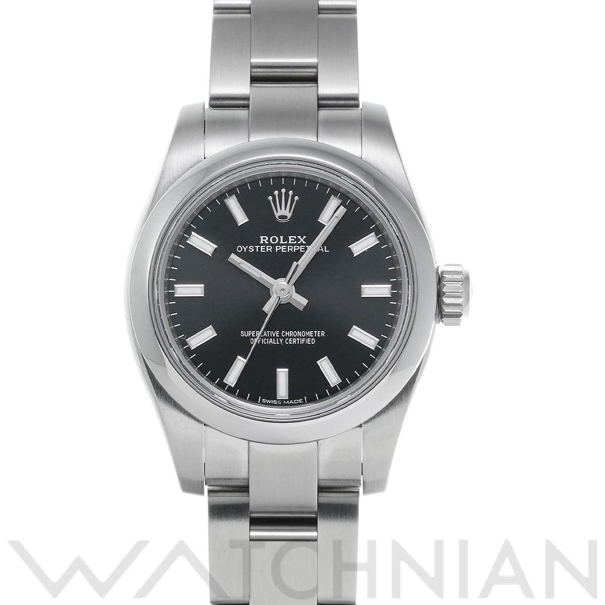 オイスターパーペチュアル 26 176200 ランダムシリアル ブラック ロレックス ROLEX レディース 【中古】