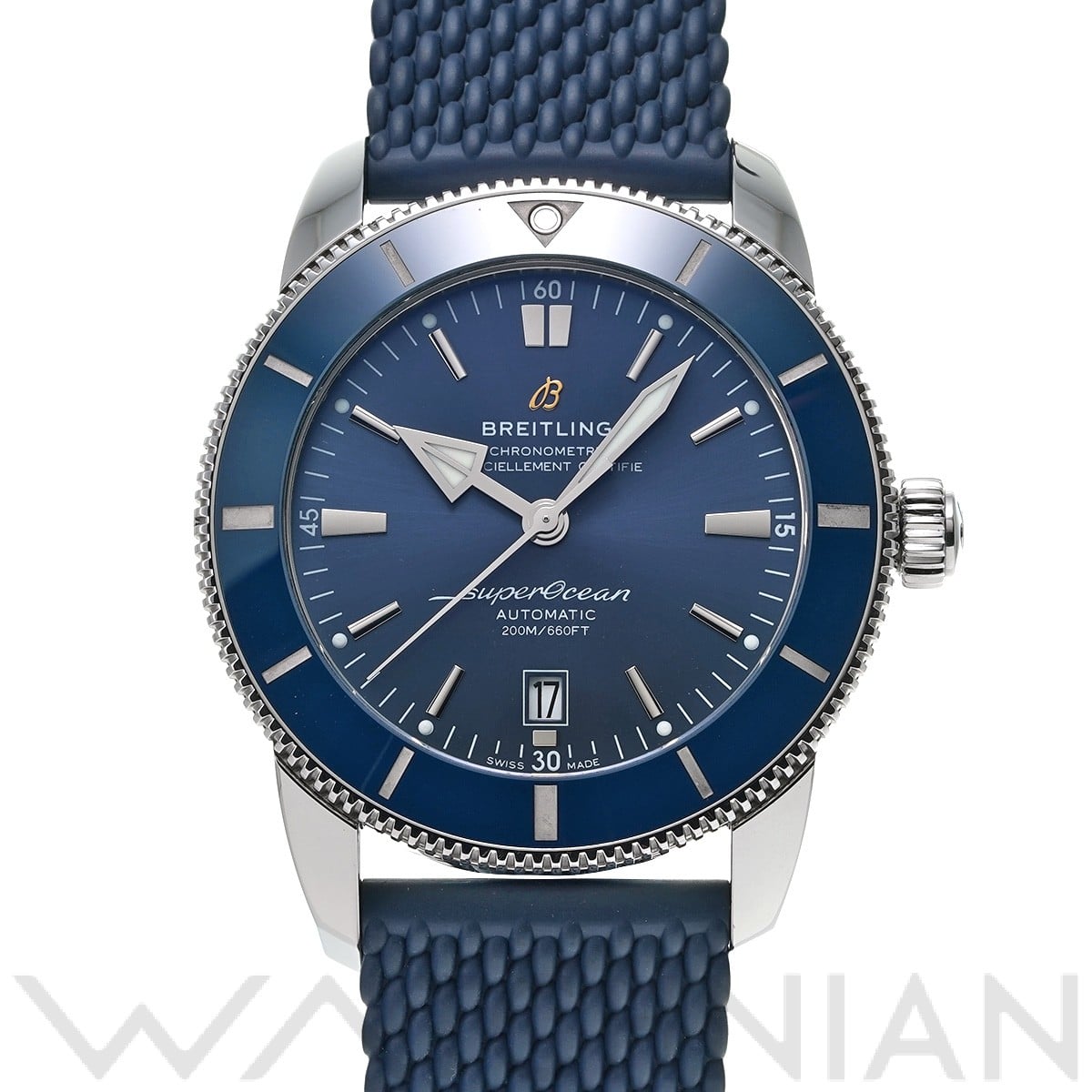 スーパーオーシャン ヘリテージ B20 オートマチック 46 AB2020161C1S1 ブルー ブライトリング BREITLING メンズ 【中古】