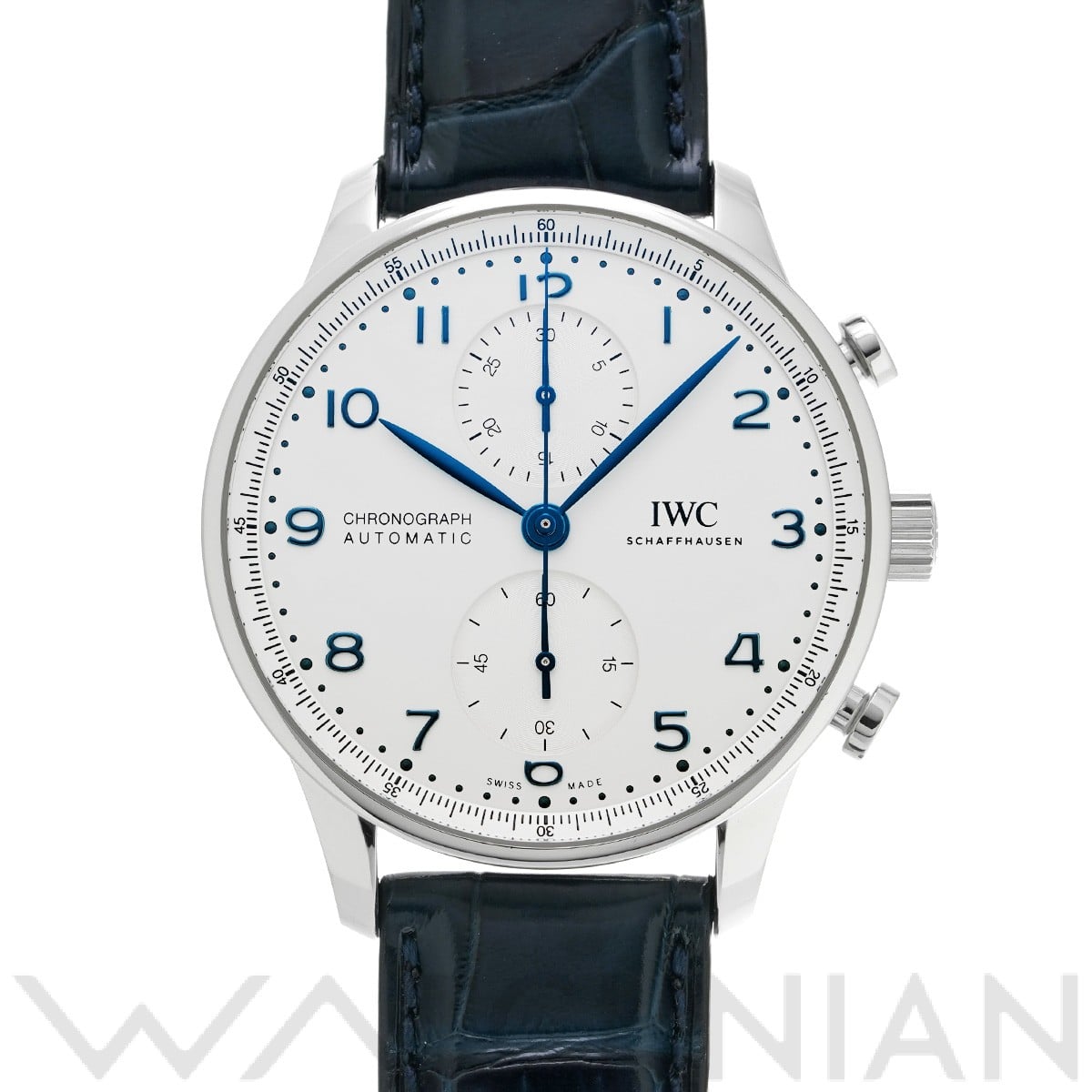 IWC ポルトギーゼ クロノグラフ IW371605 シルバー メンズ 時計 【中古】【wristwatch】
