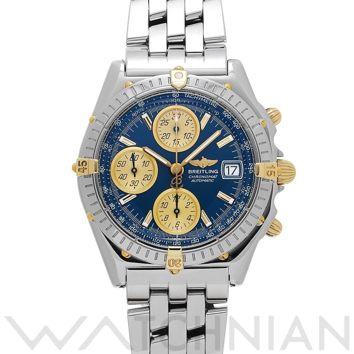ブライトリング / BREITLING クロノマット ビコロ B137C52PA ブルー/シャンパン メンズ 時計 【中古】【wristwatch】