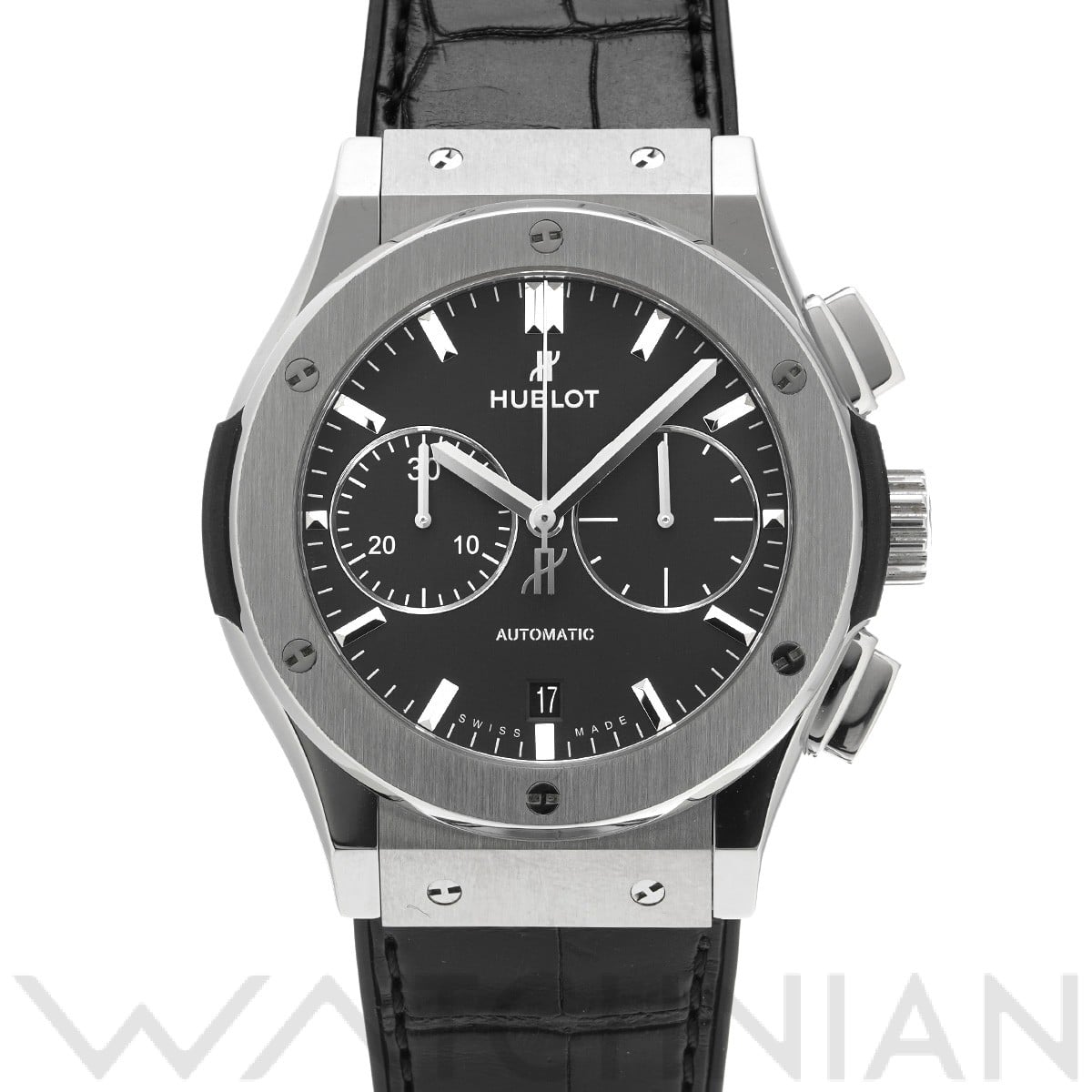 ウブロ / HUBLOT クラシックフュージョン チタニウム クロノグラフ 521.NX.1171.LR マットブラック メンズ 時計 【中古】【wristwatch】