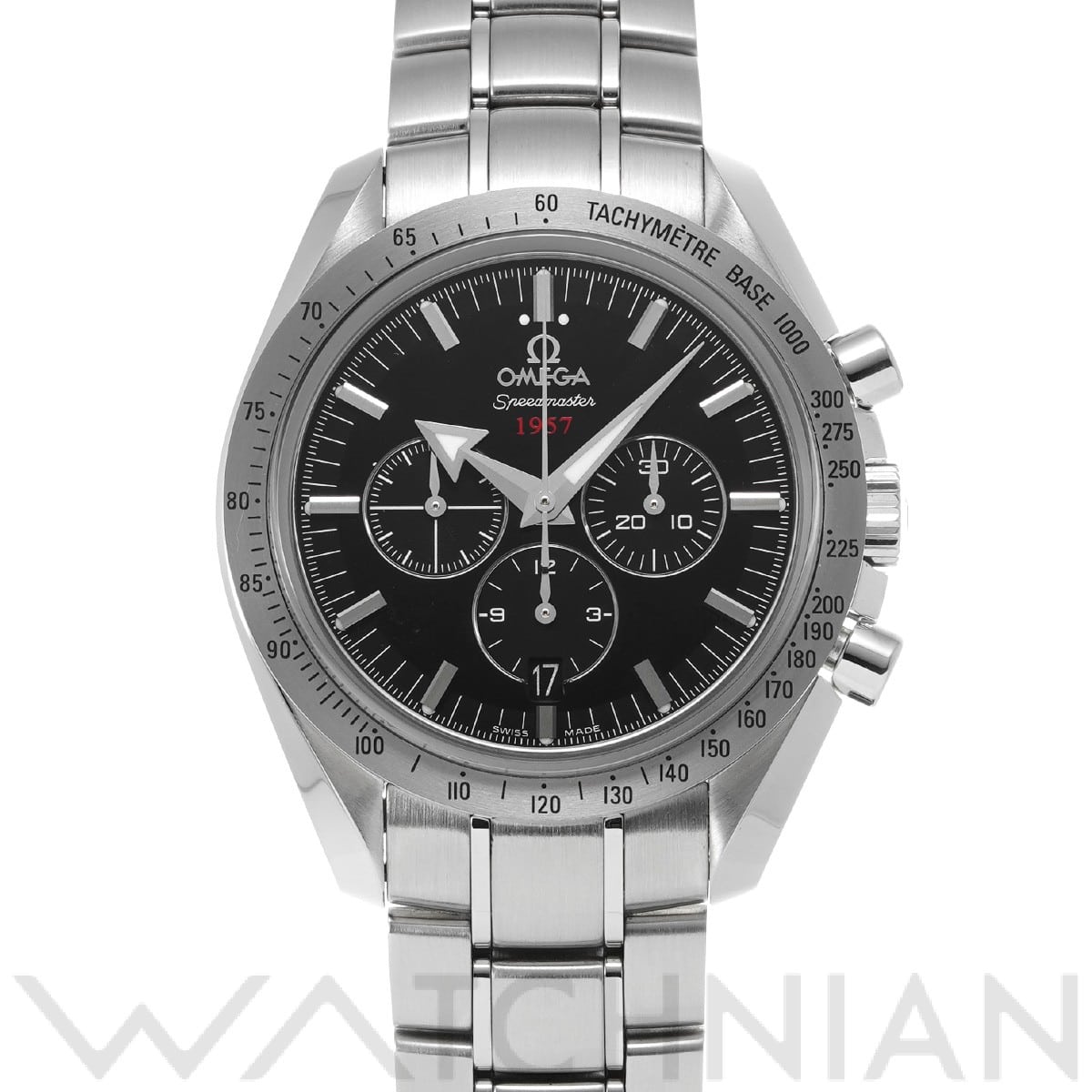 オメガ / OMEGA スピードマスター ブロードアロー 1957 コーアクシャル 321.10.42.50.01.001 ブラック メンズ 時計 【中古】【wristwatch】