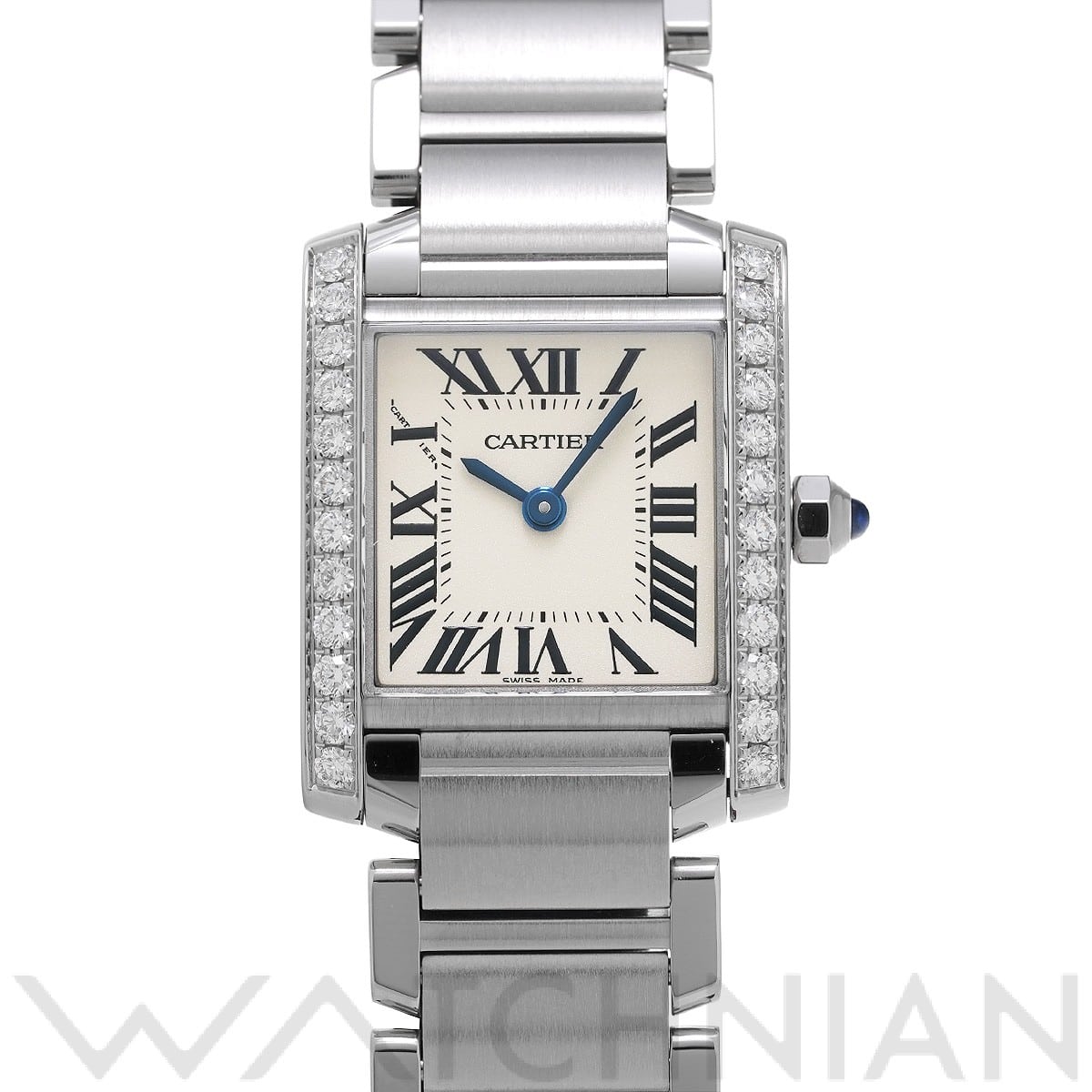 カルティエ / CARTIER タンク フランセーズ SM W4TA0008 シルバー レディース 時計 【中古】【wristwatch】