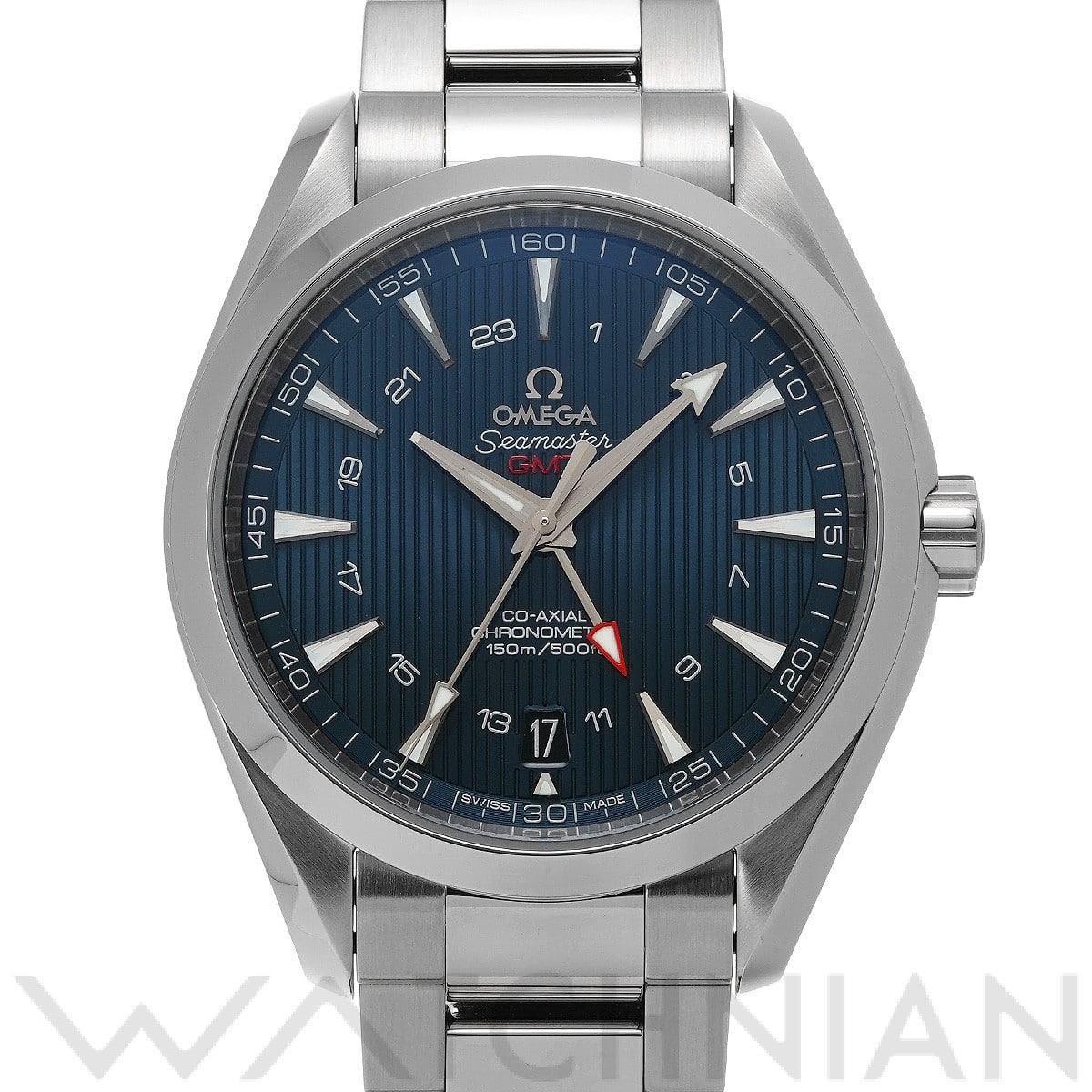 オメガ / OMEGA シーマスター アクアテラ コーアクシャル GMT 231.10.43.22.03.001 ブルー メンズ 時計 【中古】【wristwatch】