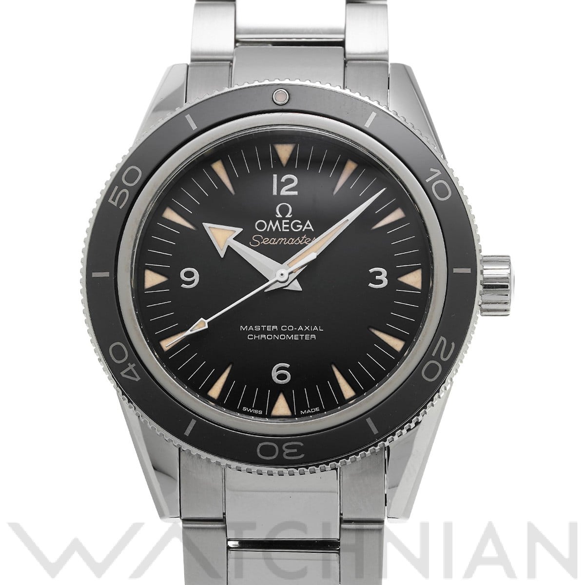 オメガ / OMEGA シーマスター 300 マスターコーアクシャル 233.30.41.21.01.001 ブラック メンズ 時計 【中古】【wristwatch】