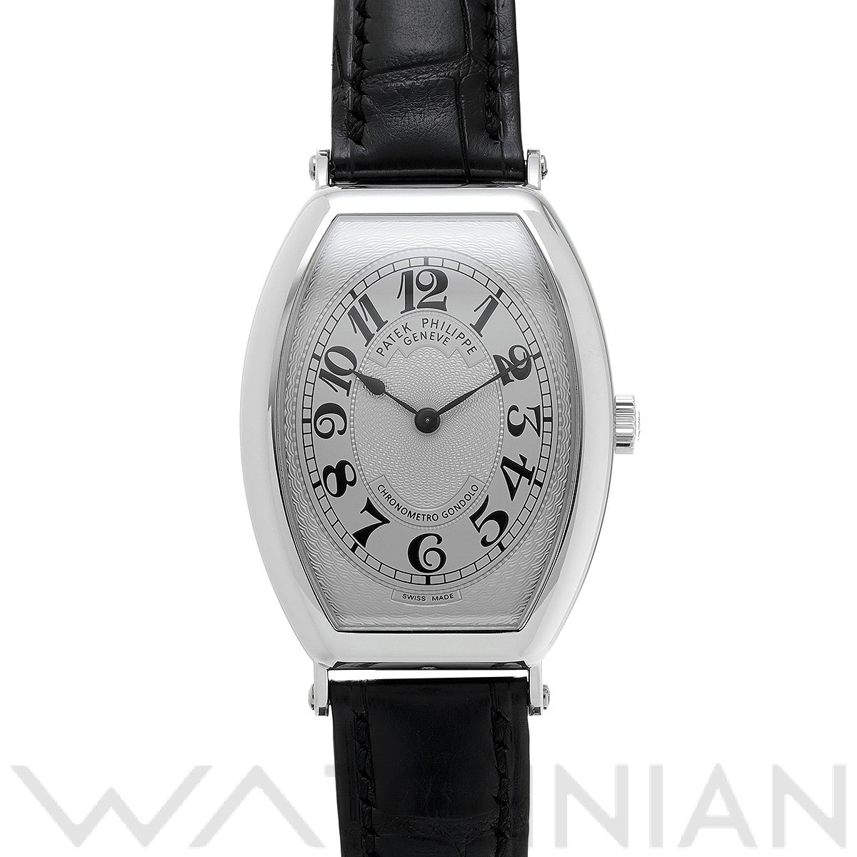 パテック フィリップ ゴンドーロ クロノメトロ 5098P-001 シルバー メンズ 時計 【中古】【wristwatch】