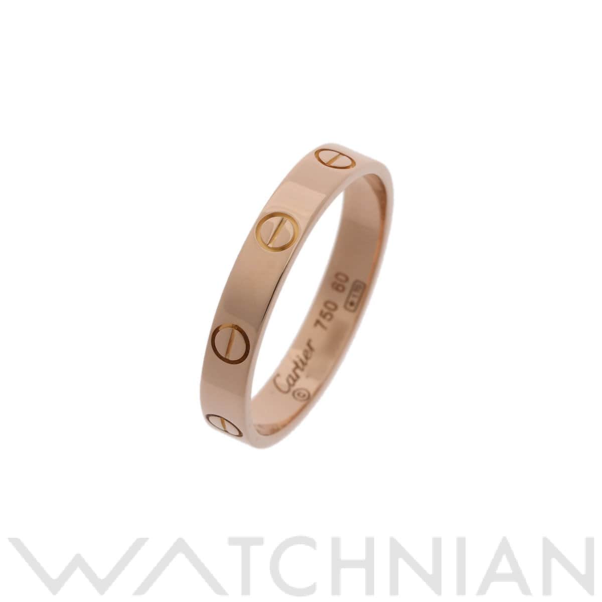 カルティエ ミニラブリング #60 ゴールド K18ピンクゴールド PG ユニセックス ジュエリー 【中古】【jewelry】
