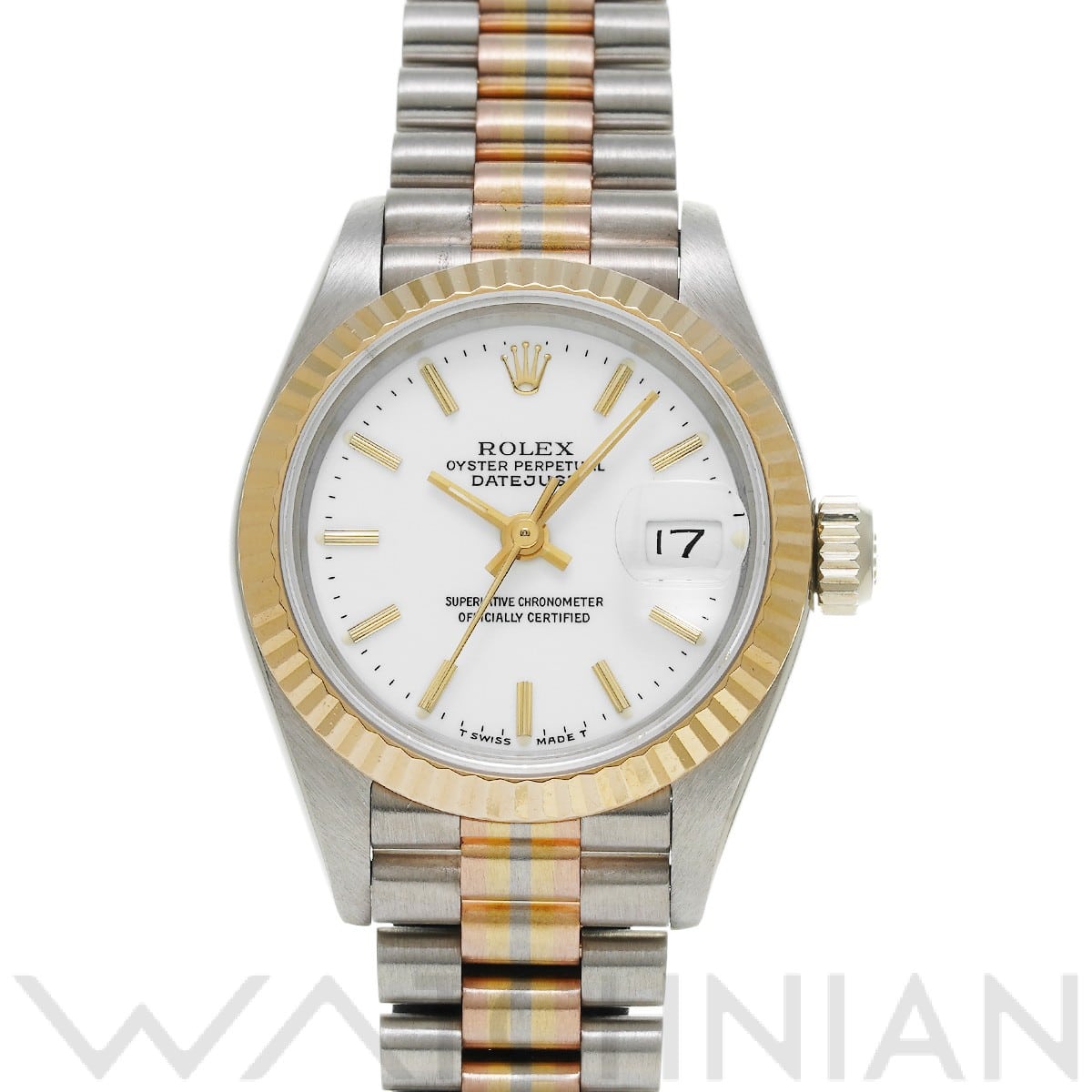 ロレックス / ROLEX デイトジャスト トリドール 69179BIC ホワイト レディース 時計 【中古】【wristwatch】